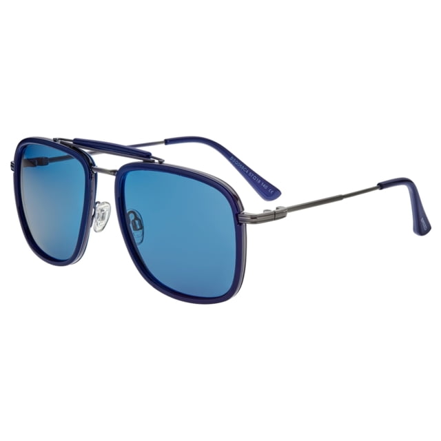 Breed Flyer Polarized Sunglasses - Men's Navy Frame Blue Lens Navy/Blue One Size - Breed
