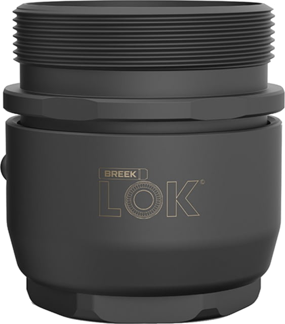 Breek Arms Breek-LOK 3QD Quick Detach Suppressor Mount 1.375x24 TPI HUB Assembly Titanium Black