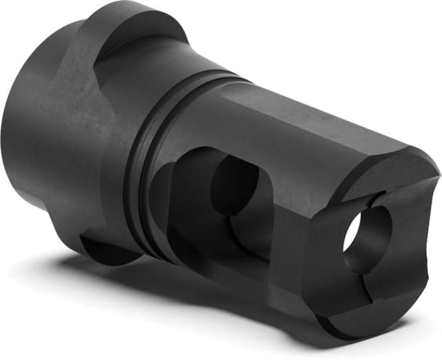 Breek Arms Breek-LOK Solo Port Muzzle Brake .30 Carbine M14x1 LH Nitride Black - Breek Arms