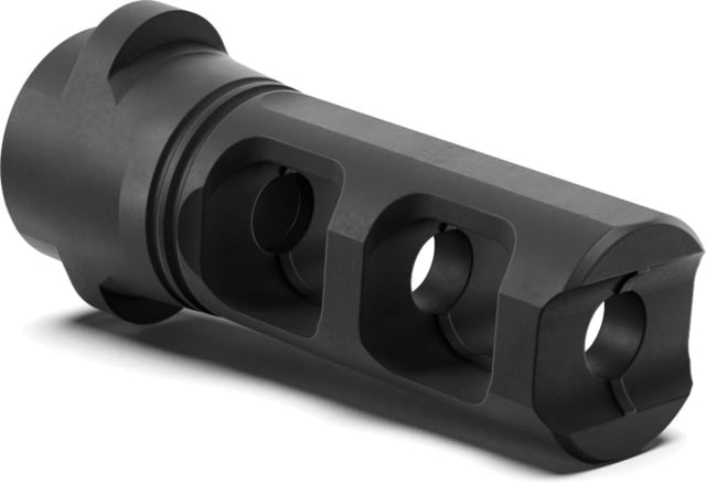 Breek Arms Breek-LOK Twin Port Muzzle Brake 9mm Luger 1/2x28 Nitride Black - Breek Arms