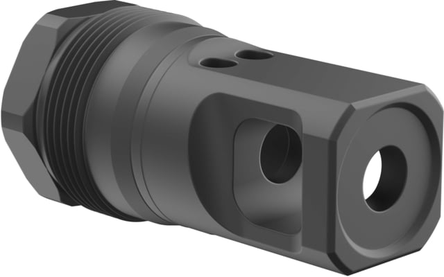 Breek Arms Plan B Echo Single Port Muzzle Brake .223 Remington/5.56x45mm NATO 1/2x28 Nitride Black - Breek Arms