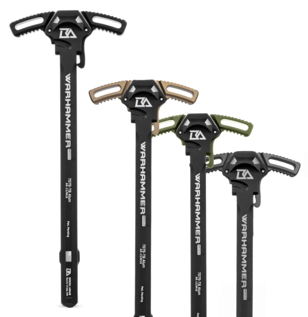 Breek Arms AR-15 Warhammer Mod2 AmbidextroUSA Charging Handle, FDE, BRK522-FDE by USA Breek Arms AR15 Gun Upper Parts