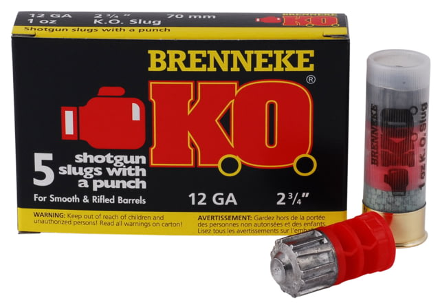 nneke K.O. 12 Gauge 1 Oz 2 3/4in Centerfire Shotgun 5 Rounds Ammo