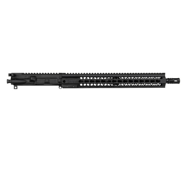 Brigade Manufacturing AR Complete Upper Receiver Forged 5.56 16 inch Barrel Black Charging Handle 15 inch Rail A2 Flash Hider - Brigade Manufacturing