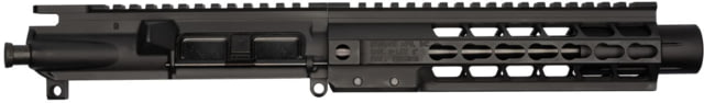 Brigade Manufacturing AR Complete Upper Receiver Forged 9mm 9 inch Barrel Black Mini Can 8 inch Rail No Charging Handle NO BCG - Brigade Manufacturing