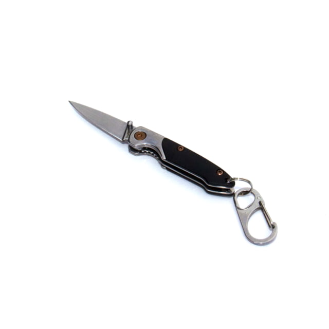 Brighten Blades Sabbath Keychain Not So Heavy Metal Knife 1.625in 8Cr13MoV Stainless Steel Drop Point - Brighten Blades
