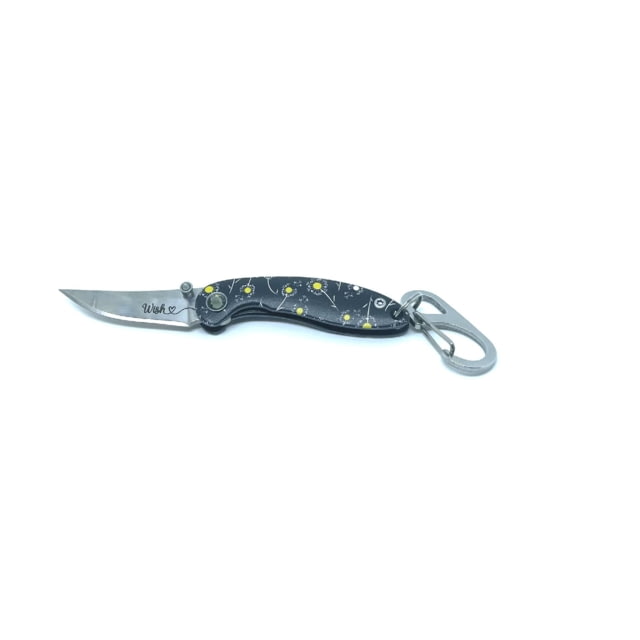 Brighten Blades Wish Keychain Folding Knife 1.6in 8Cr13MoV Stainless Steel Clip Point - Brighten Blades