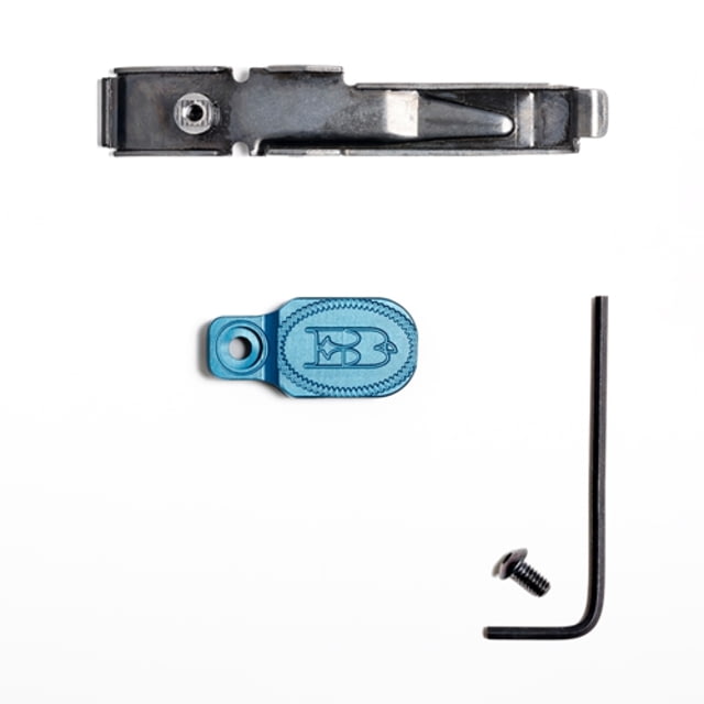 Briley EZ Bolt Release Lever for Benelli/Franchi w/ Anodized Paddle/Latch for M1 M2 M4 Super Sport Black/Blue - Briley