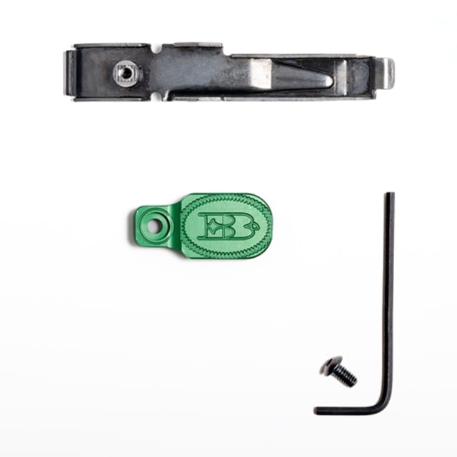 Briley EZ Bolt Release Lever for Benelli/Franchi w/ Anodized Paddle/Latch for M1 M2 M4 Super Sport Green - Briley