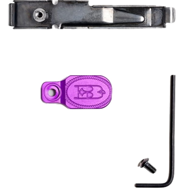 Briley EZ Bolt Release Lever for Benelli/Franchi w/ Anodized Paddle/Latch for M1 M2 M4 Super Sport Purple - Briley