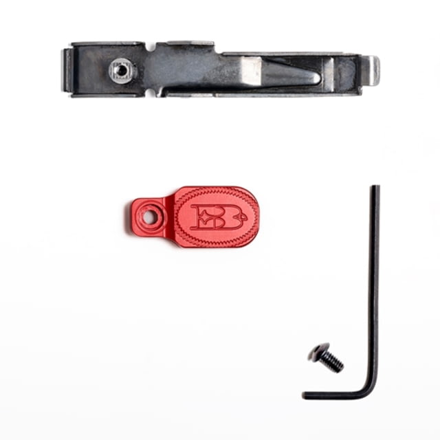 Briley EZ Bolt Release Lever for Benelli/Franchi w/ Anodized Paddle/Latch for M1 M2 M4 Super Sport Red - Briley