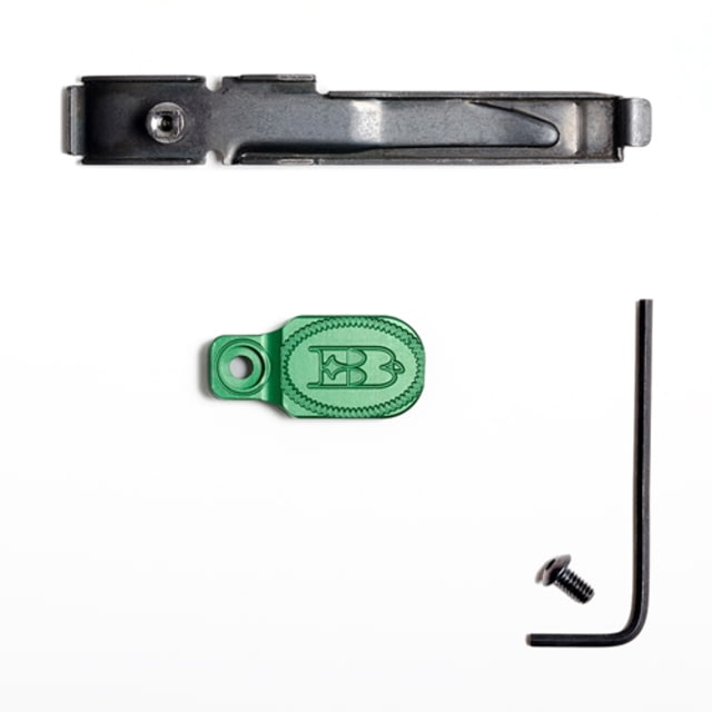 Briley EZ Bolt Release Lever for Benelli/Franchi w/ Anodized Paddle/Latch for SBE I SBE II Green - Briley