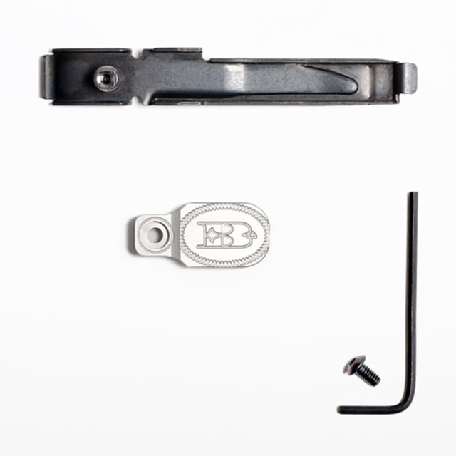 Briley EZ Bolt Release Lever for Benelli/Franchi w/ Anodized Paddle/Latch for SBE I SBE II Silver - Briley