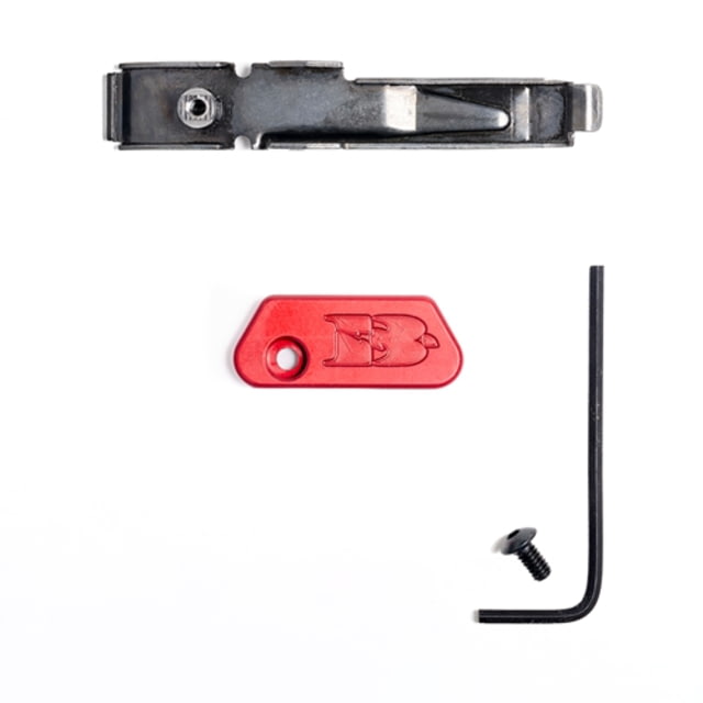 Briley EZ Bolt Release Lever for Benelli/Franchi w/ Tactical Paddle/Latch for M1 M2 M4 Super Sport Tactical Red - Briley