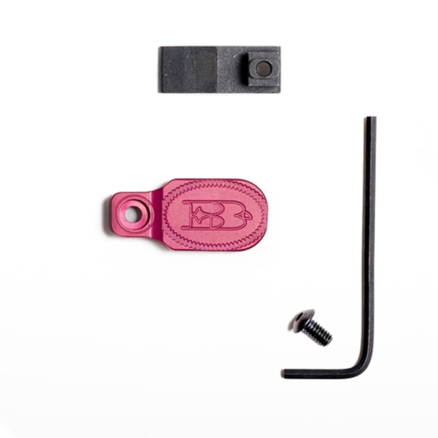 Briley EZ Bolt Release Lever Kit for Beretta - Anodized 12/28 Gauge Pink - Briley