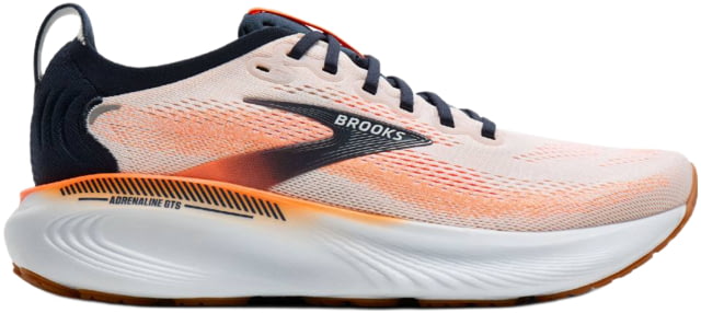 Brooks Brooks Adrenaline GTS 25 Road Running Shoes - Men's White/Spellbound/Orange 8.5 - $124.95 at Optics Planet