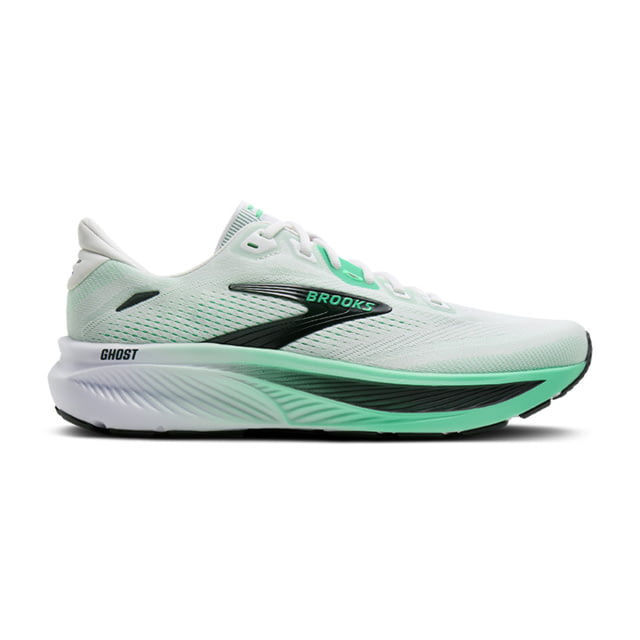 Brooks Brooks Ghost 18 Running Shoes - Men's White/Spring Bud/Spruce 13 - $149.95 at Optics Planet