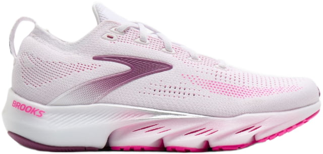 Brooks Glycerin Flex - Women's White/Cyber Pink/Argyle 6.5