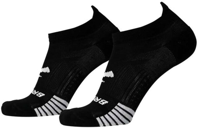 Brooks Ghost Lite No Show 2-Pack Sock Black M