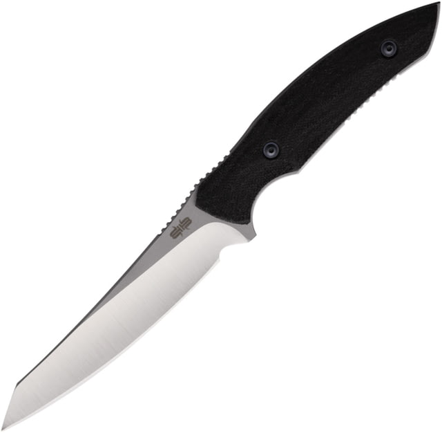 Brous Blades Mac Daddy Fixed Blade Knife 5in D2 Tool Steel Satin Blade Black G10 Handle MACDADDY FIXED SATIN - Brous Blades