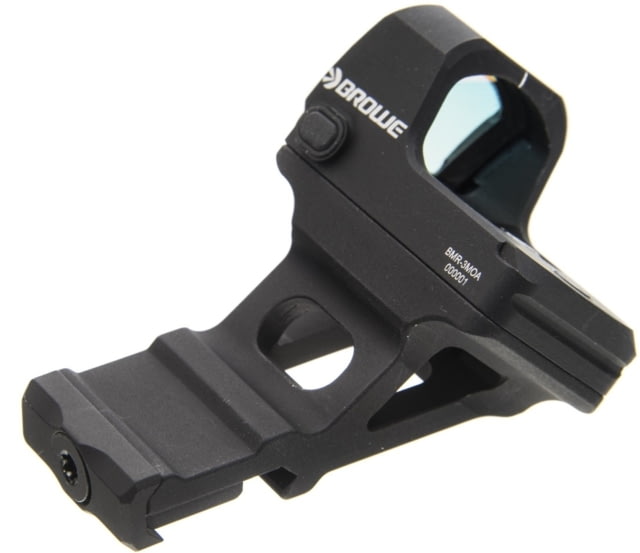 BROWE 1x23mm 3 MOA Red Dot Micro Reflex w/RMR Footprint Side Loading Battery w/45 Degree Offset Mount Black One Size - Browe