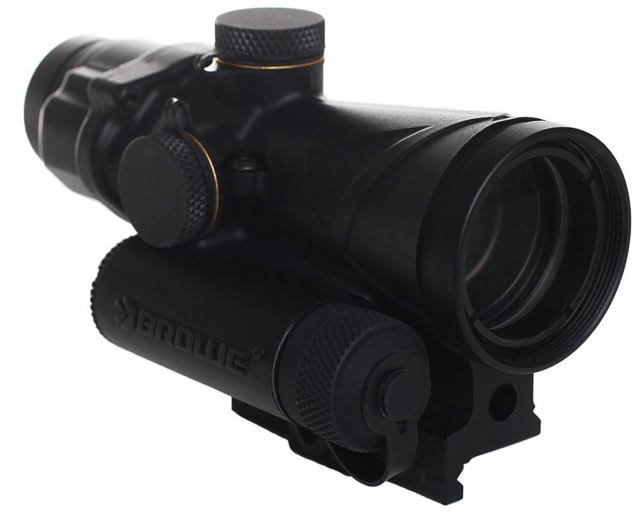 BROWE 4x32 Tactical Optic Rifle Scope 7.62x51mm Crosshair Amber Black One Size - Browe