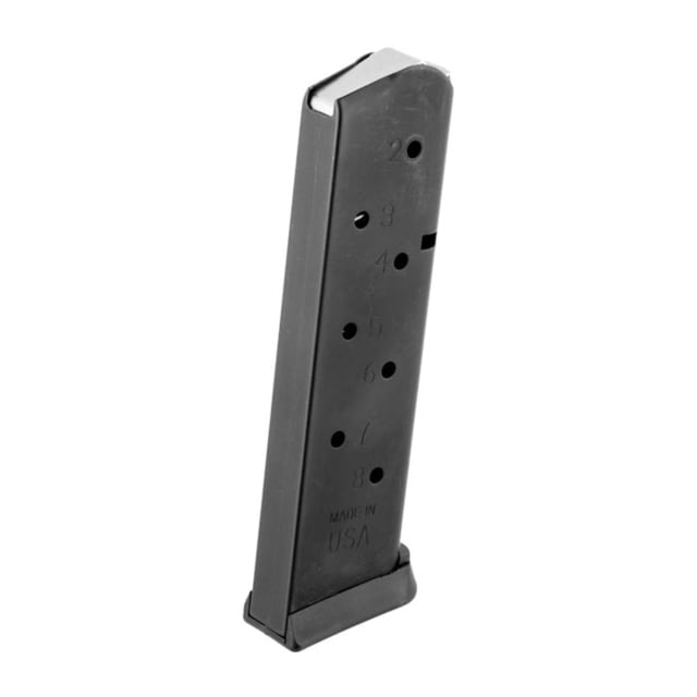 wnells Pistol Magazine 1911 .45 ACP 8 Round Black Ammo