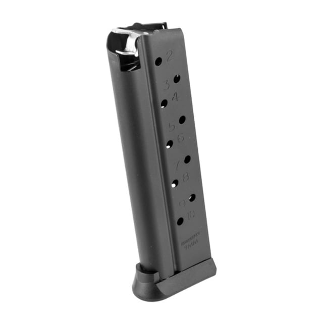 wnells Pistol Magazine 1911 9mm 10 Round Black Ammo