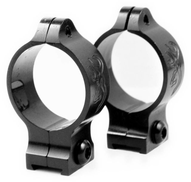 Browning 30mm High Rifle Scope Rings - Matte Black - Browning