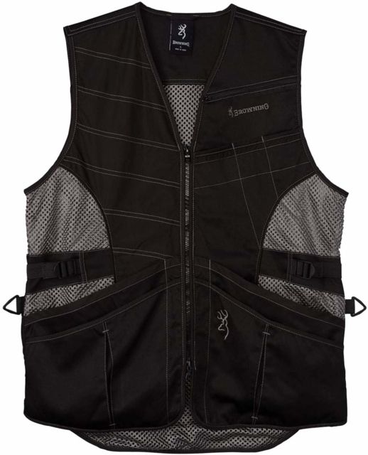 Browning Ace Shooting Vest Black/Black 2XL