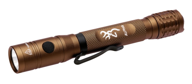 Browning Alpha LED Flashlight 2AA White 550 Lumen Burnt Bronze