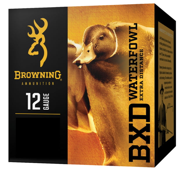 Browning BXD Waterfowl 12 Gauge 3 in 1 1/4 oz #4 Centerfire Shotgun Shot Ammo 25 Rounds