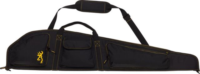 Browning BG Buck Mark Logo Shotgun Gun Case w/Sling, 52in, Black/Gold, 1419559902 by USA Browning Soft Gun Cases