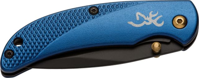 Browning Bg Knife Prism Iii Folding Hunter 2.38 Blade Blue Alum