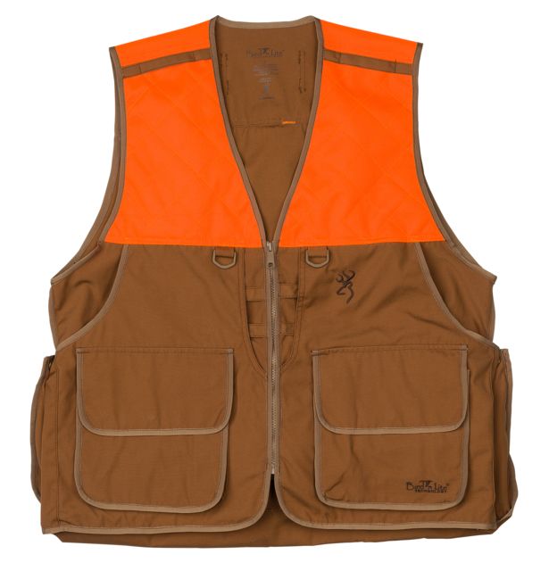 Browning Bird N' Lite 2.0w/o Embroidery Vest Tan/Blaze 3XL - Browning