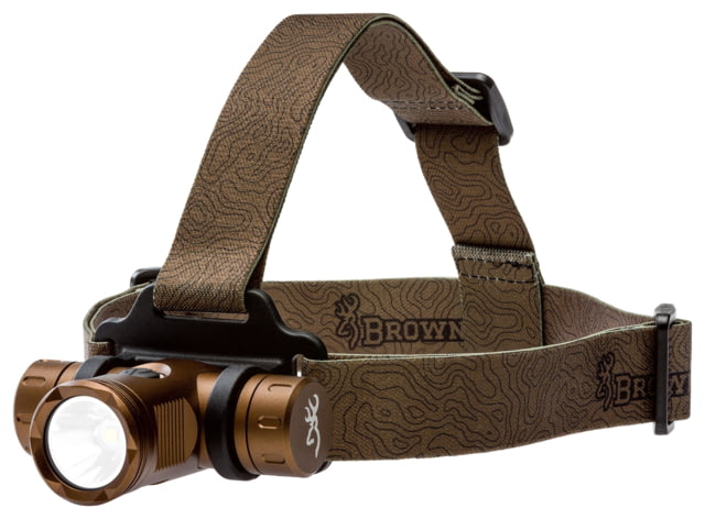 Browning Blackout Elite LED Headlamp Lithium-Ion Green/White 860 Lumen Burnt Bronze