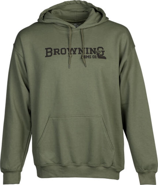 Browning Branded Hoodie - Men's Green Small