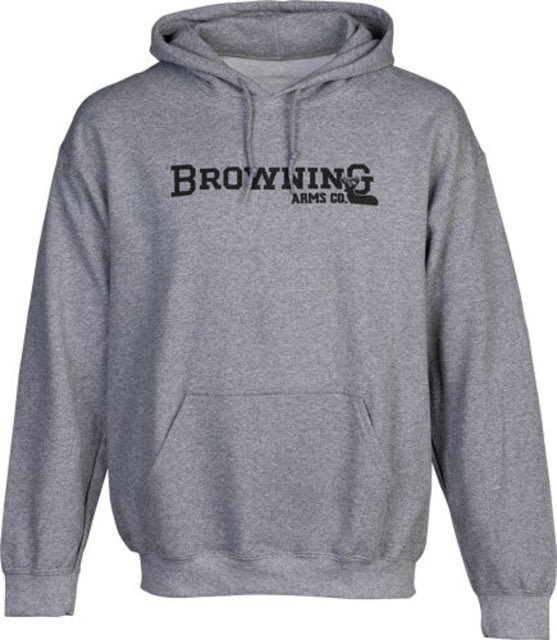 Browning Browning Backfence Hoodie - Men's Heather Gray Large - $48.99 at Optics Planet