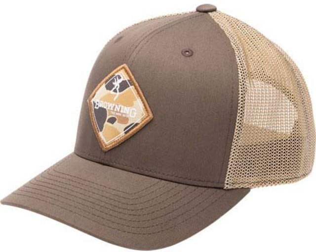 Browning Lure Snapback Cap Vintage Tan One Size