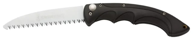 Browning Camp Saw Folding Knife 5.125in 4116 Stainless Saw Back Contour-Molded Composite Handle Black