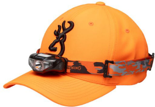 Browning Cap/headlamp Combo Blaze Org W/100 Lumen Light - Browning