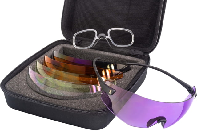 BROWNING COMP SERIES SHOOTING GLASSES W/5 LENSES & CASE - Browning