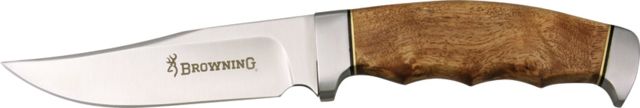 Browning Fixed Blade with Burlwood Handle 9.5 in. - Browning