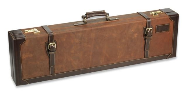 Browning Flexible Gun Case J.M.B. Crazy Horse Leather Brown - Browning