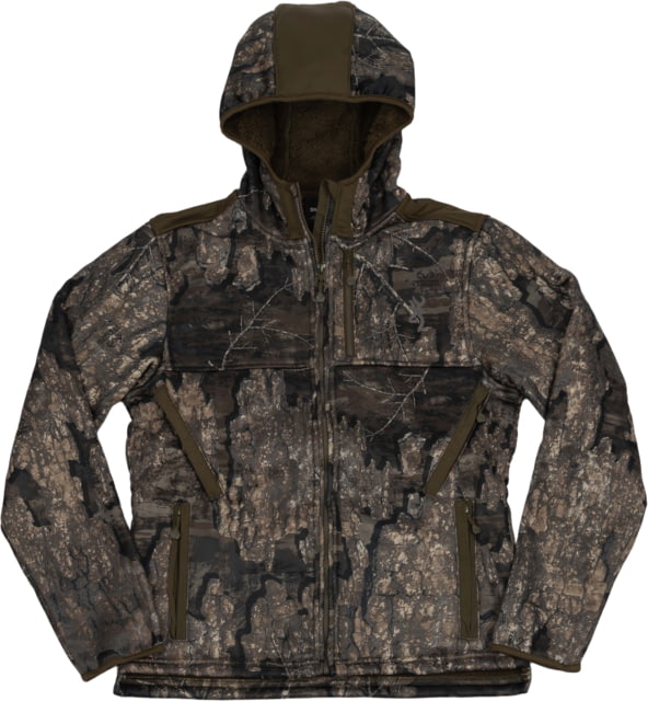 Browning Browning Highpile Hooded Jacket - Men's Reathree Timber Small - $26.71 at Optics Planet