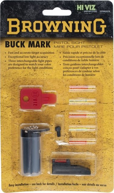 Browning HiViz Buck Mark Pistol Fiber Optic Day Sight - Browning