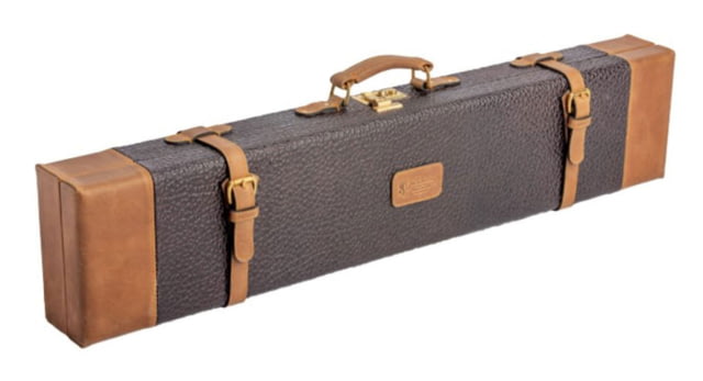Browning John M. Browning Signature Leather Fitted Gun Case Brown 36.25in x 7.75in x 4.25in - Browning