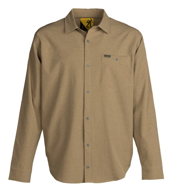 Browning Lightweight Button Down Shirt - Men's Tan Small