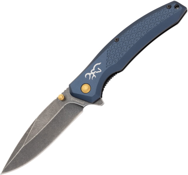 Browning Linerlock Blue Aluminum BR0572B - Browning