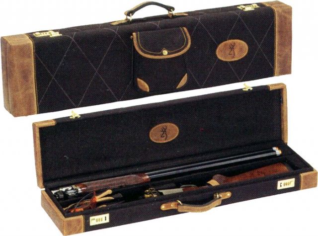 Browning Lona Fit Hard Gun Case Black/Brown 34 in